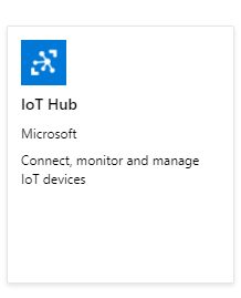 选择IoT Hub