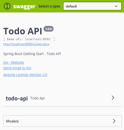 Swagger测试API